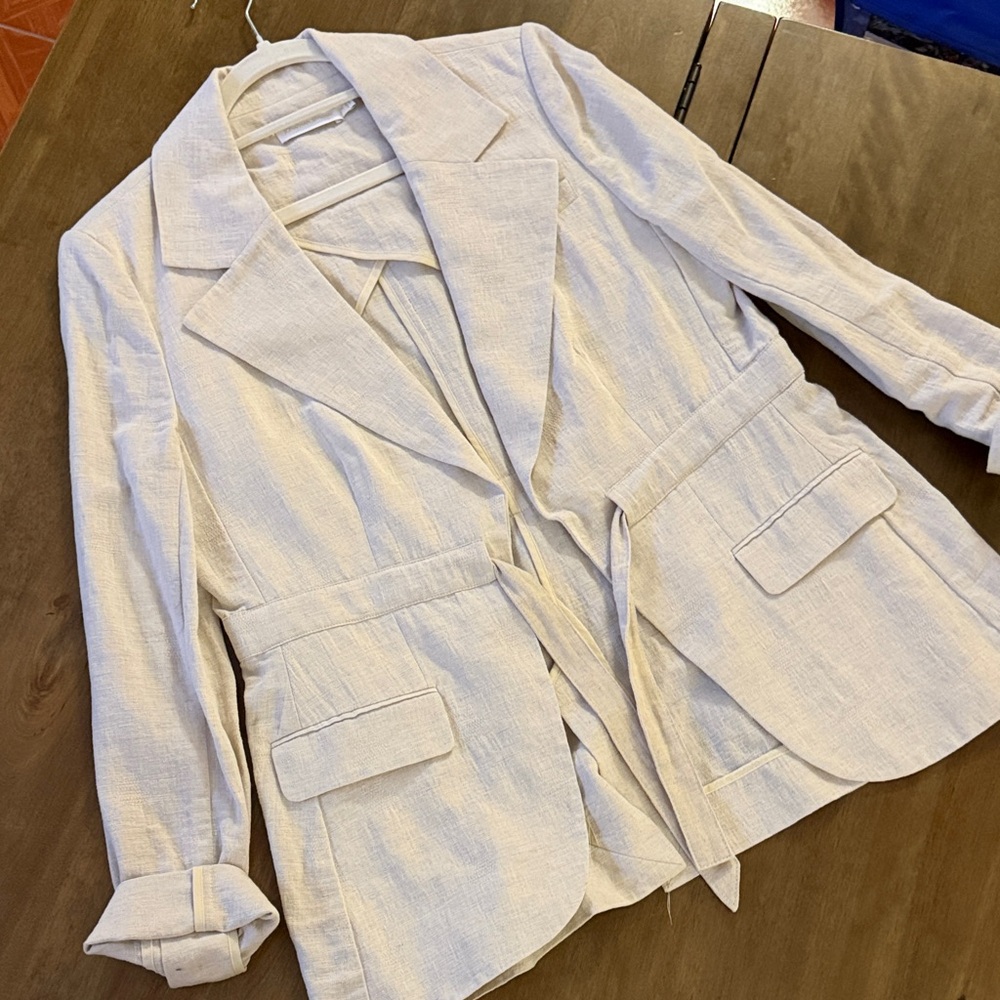 Jonathan Simkhai Light Beige Blazer